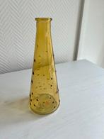 Te Koop Druppel Fles Gele Fles Decoratie DK, Ophalen of Verzenden, Zo goed als nieuw, Glas, Minder dan 50 cm