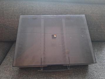 Vintage cassette koffer - kunststof - voor 42 cassettes beschikbaar voor biedingen
