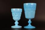 Antieke glazen bekers antiek glas beker kelk vintage antiek, Ophalen of Verzenden
