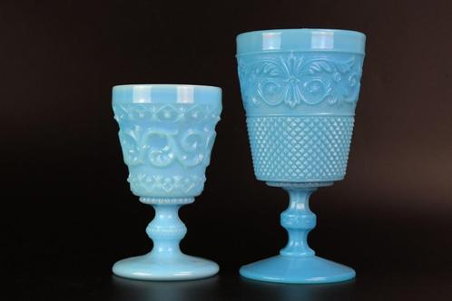 Antieke glazen bekers antiek glas beker kelk vintage antiek, Antiek en Kunst, Antiek | Glas en Kristal, Ophalen of Verzenden