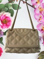 Tory Burch Fleming schoudertas creme beige off white, Verzenden, Gebruikt, Beige