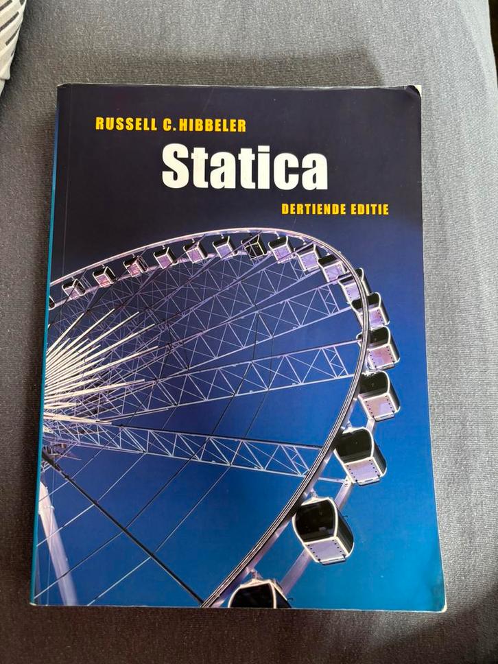 Statica dertiende editie Russell C.Hibbeler, Boeken, Schoolboeken, Zo goed als nieuw, Nederlands, Overige niveaus, Ophalen of Verzenden