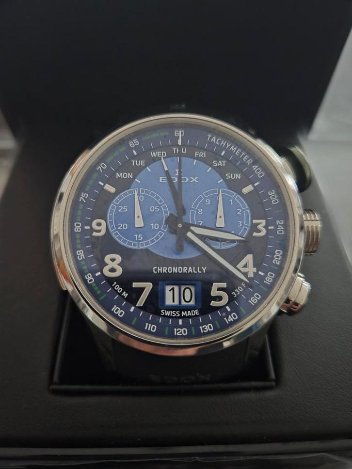 Edox horloge waar je mee gezien wilt worden!, Sieraden, Tassen en Uiterlijk, Horloges | Heren, Overige merken, Ophalen