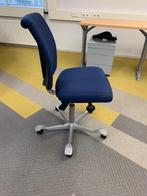 HAG bureaustoelen met blauwe stof, Huis en Inrichting, Bureaustoelen, Blauw, Ergonomisch, Gebruikt, Bureaustoel