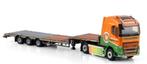 WSI VOLVO FH5 GLOBETROTTER ELECTRIC + DIEPLADER - V.D. VLIST, Hobby en Vrije tijd, Modelauto's | 1:50, ., Nieuw, Ophalen of Verzenden