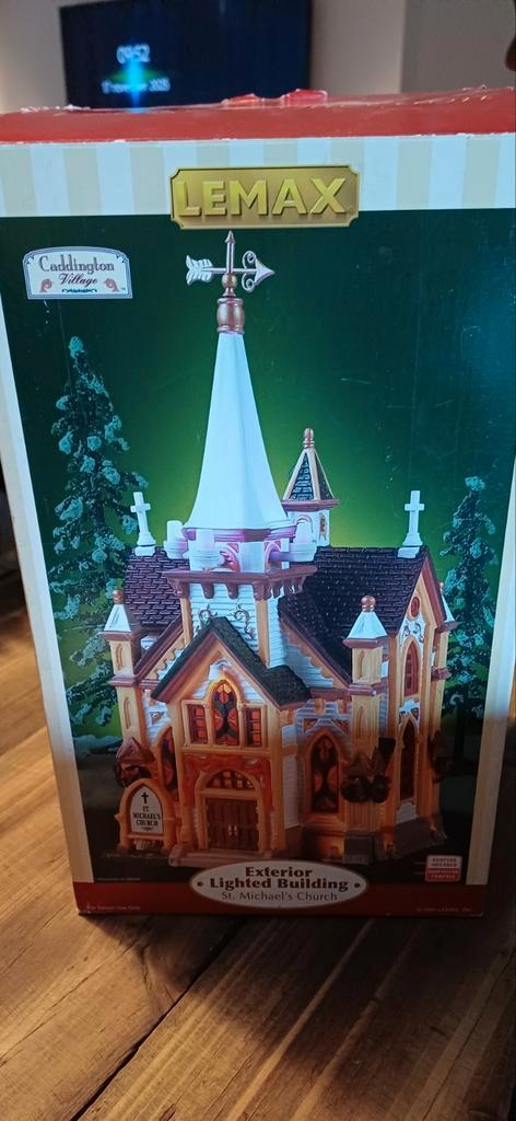 St michael's church lemax retired, Diversen, Kerst, Zo goed als nieuw, Ophalen of Verzenden