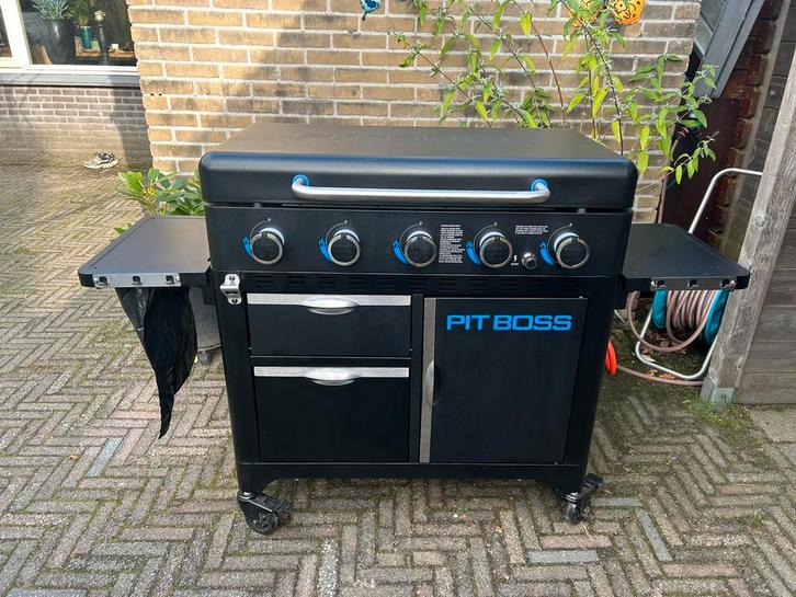 Barbeque /bbq /Bakplaat Pitboss plancha 5, Tuin en Terras, Buitenkeukens, Zo goed als nieuw, Gas, Vrijstaand, Ophalen
