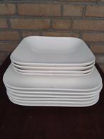 Bordenset - Mooie witte borden, Huis en Inrichting, Keuken | Servies, Ophalen, Zo goed als nieuw, Bord(en), Effen
