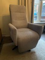 Relaxfauteuil / Reclinerstoel met draaifunctie, Ophalen, Gebruikt, 75 tot 100 cm, Stof