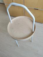 Ikea Burvik Bijzettafel, Minder dan 55 cm, Rond, Zo goed als nieuw, Hout
