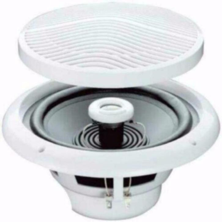 Plafond speakers inbouw spatwater proof 13 cm 80 Watt 090-B, Audio, Tv en Foto, Luidsprekers, Nieuw, Front, Rear of Stereo speakers