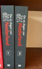 Tweedelige reeks De 25 dagen van Nederland, Boeken, Zo goed als nieuw, Meerdere auteurs, Ophalen, 20e eeuw of later