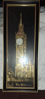 Big ben schilderij gemaakt van horloge onderdelen, Ophalen, Hout