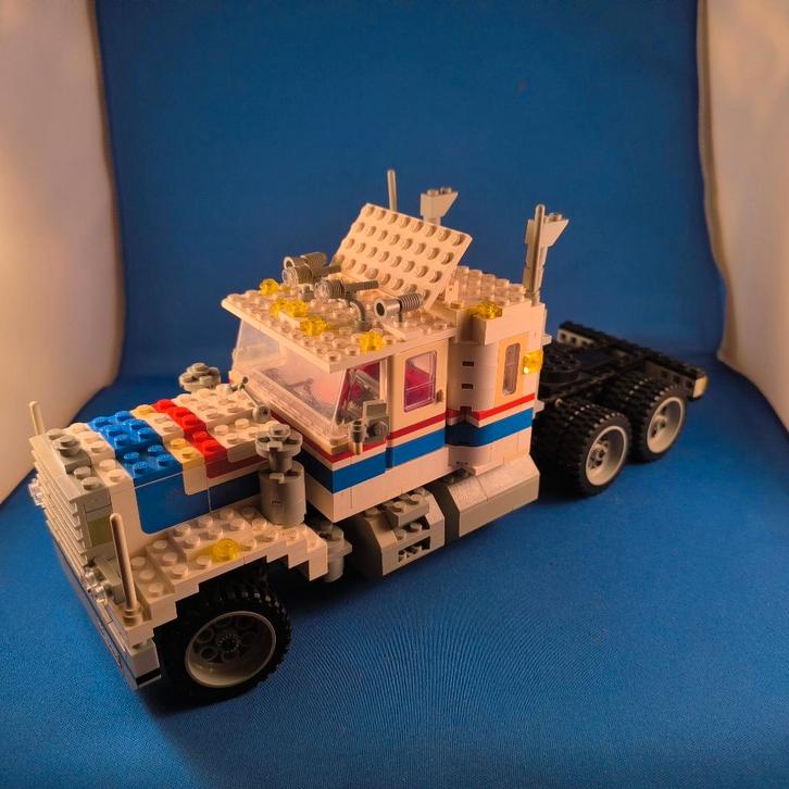 Lego 5580 Model Team Highway Rig, Kinderen en Baby's, Speelgoed | Duplo en Lego, Zo goed als nieuw, Lego, Complete set, Ophalen of Verzenden