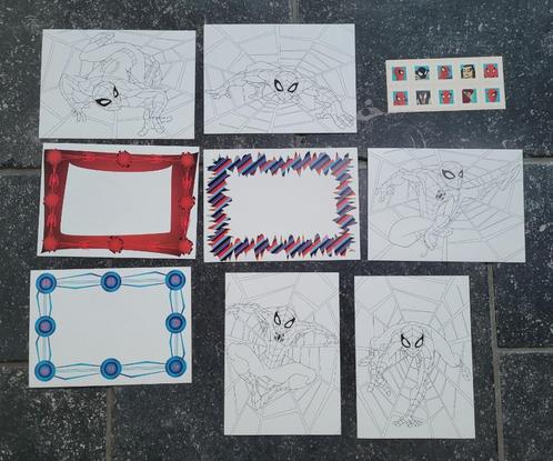 SPIDERMAN kleur en maak je eigen kaarten, spiderman kaarten, Kinderen en Baby's, Speelgoed | Educatief en Creatief, Nieuw, Knutselen