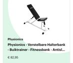 Physionics Verstelbare Halterbank - Fitness voor Thuis!, Sport en Fitness, Ophalen of Verzenden, Zo goed als nieuw, Metaal, Krachtstation