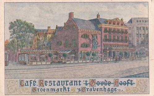 den haag cafe rest.''oude hooft'' en torengarage gemeente, Verzamelen, Ansichtkaarten | Nederland, Zuid-Holland, 1960 tot 1980