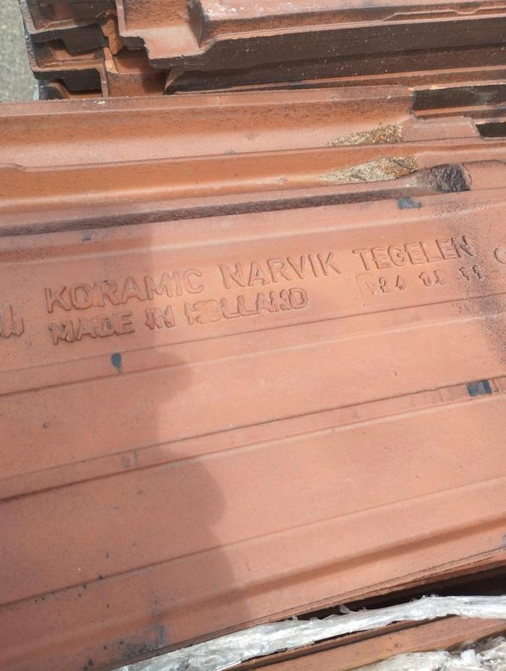 Koramic Narvik Dakpan, Tuin en Terras, Tegels en Klinkers, Zo goed als nieuw, Overige typen, Beton, Ophalen