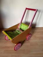 Haba Houten poppenwagen/loopwagen, Ophalen of Verzenden, Gebruikt, Duw- of Trekspeelgoed