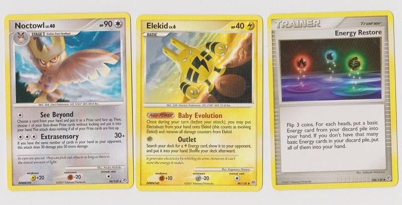 (033) POKeMON kaarten van de serie Diamond & Pearl, Verzenden, Zo goed als nieuw, Meerdere kaarten, Foil