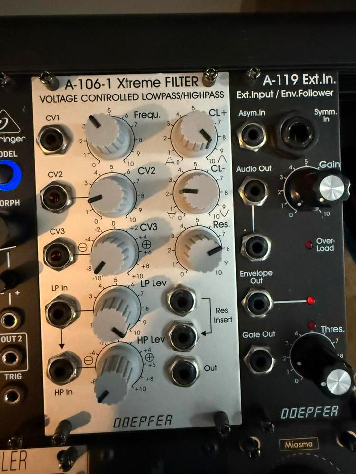 Eurorack diverse, Muziek en Instrumenten, Soundmodules, Zo goed als nieuw, Overige merken, Ophalen