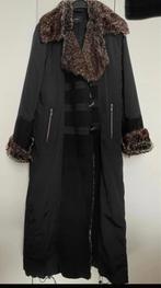 Creenstone Lange Warme Jas - Maat L, Ophalen of Verzenden, Gedragen, Maat 42/44 (L), Zwart