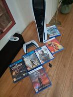PlayStation 5 Disc + 6 games, Spelcomputers en Games, Spelcomputers | Sony PlayStation 5, Ophalen of Verzenden, Zo goed als nieuw
