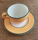 servies: kop en schotel door Pagnossin Italië, Ophalen of Verzenden, Zo goed als nieuw, Overige stijlen, Kop(pen) en/of Schotel(s)