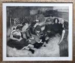 “Zingende Kinderen” ets (Eau Forte) Charles Mertens  € 25,00, Antiek en Kunst, Ophalen of Verzenden
