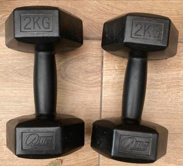 Q4life vynil Dumbbell Set - 2kg beschikbaar voor biedingen