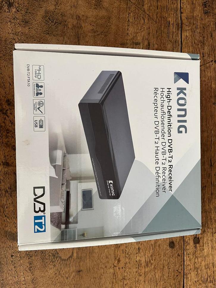 DVB-T2 Digitale Ontvanger, Audio, Tv en Foto, Decoders en Harddiskrecorders, Gebruikt, Decoder, Ophalen of Verzenden