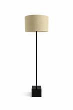Staande lamp met kap, linnenlook, -, 100 tot 150 cm, -, Nieuw