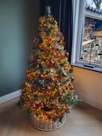 Kunst kerstboom 150cm EXCLUSIEF verlichting en mand!, Gebruikt, Ophalen of Verzenden