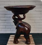 Massief Houten Olifant bijzettafel, Ophalen