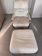 Zeer mooi Jan des Bouvrie relax fauteuil, Ophalen, Minder dan 75 cm, Leer, Zo goed als nieuw