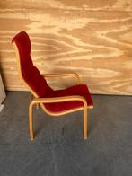Scandinavische faureuil Svedese ontwerp Yngve Ekstrom, Huis en Inrichting, Fauteuils, Ophalen, Gebruikt, Stof