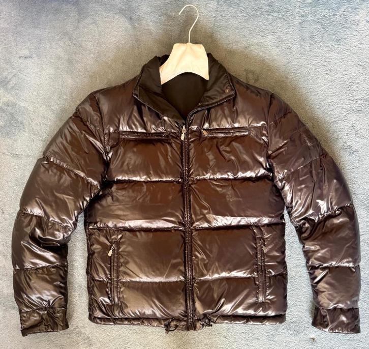 Belstaff bomberjack - ganzendons - maat M (48), Kleding | Heren, Jassen | Winter, Zo goed als nieuw, Maat 48/50 (M), Zwart, Ophalen of Verzenden