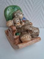 Muziekdoosje met beertjes, keramiek, gaaf, Ophalen of Verzenden, Zo goed als nieuw
