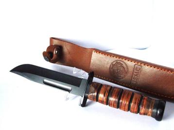 Mes,Dolk,WWII,USMC,KA-Bar,Gevechts,Mes beschikbaar voor biedingen