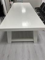 Eettafel eiken wit (Kabinet), Ophalen, 100 tot 150 cm, Eikenhout, 200 cm of meer