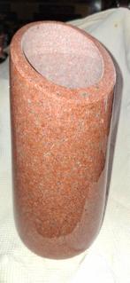 Stenen Vaas / Pot - Oranje, Steen, 50 tot 75 cm, Nieuw, Oranje