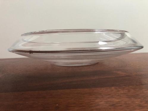 decoratieve schaal glas, Huis en Inrichting, Woonaccessoires | Schalen en Manden, Zo goed als nieuw, Schaal, Rond, Glas, Ophalen of Verzenden