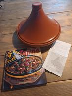 Tajine inclusief receptenboek Dille & Kamille, Overige materialen, Keramische plaat, Overige typen, Ophalen of Verzenden