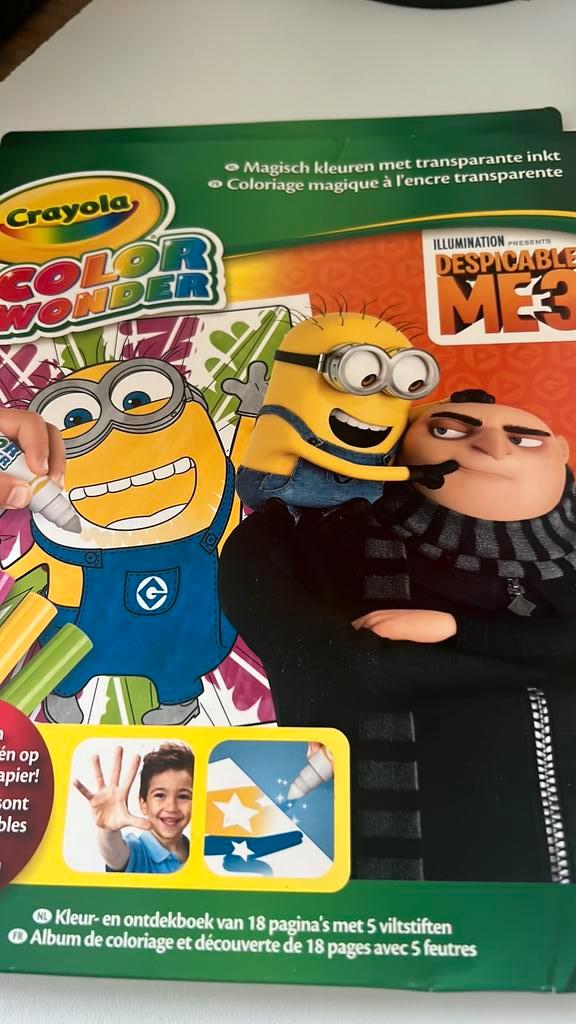 Color Wonder box set Despicable Me 3 Kleurboek incl. 5 Stift, Spelcomputers en Games, Games | Overige, Nieuw, Overige genres, 3 spelers of meer