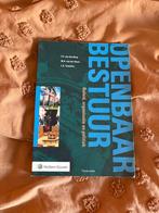 Openbaar Bestuur - 10e Editie, Boeken, Studieboeken en Cursussen, Ophalen of Verzenden, Gamma, Zo goed als nieuw, HBO