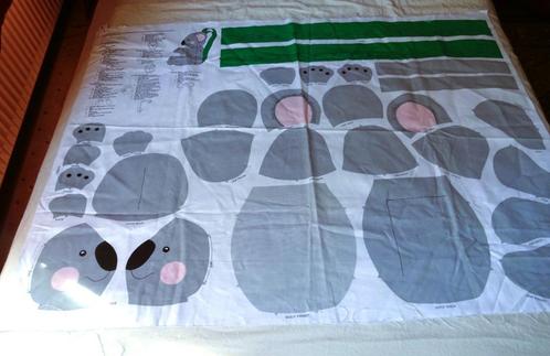 Katoenen lap patroon Koala rugtasje, Hobby en Vrije tijd, Naaien en Fournituren, Zo goed als nieuw, Overige typen, Verzenden