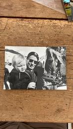 Prinsen Claus, Willem Alexander en paard, Verzamelen, Ophalen of Verzenden, Gebruikt, Nederland, Kaart, Foto of Prent