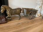 Paard met wagen messing, Ophalen