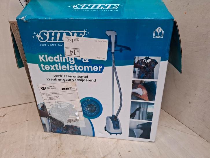 Shine Kleding Textielstomer, Witgoed en Apparatuur, Stoomapparaten, Zo goed als nieuw, Ophalen