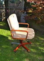 Retro vintage teakhouten draai/relax fauteuil, Huis en Inrichting, Ophalen